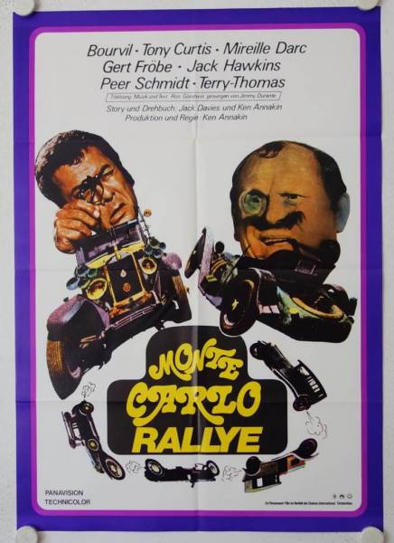 Monte Carlo Rallye originales deutsches Filmplakat